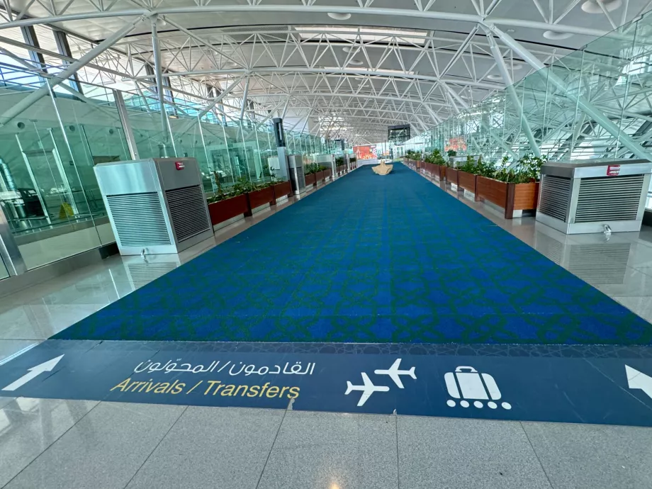 Saabumised ja transfeer Salalah SLL lennujaama