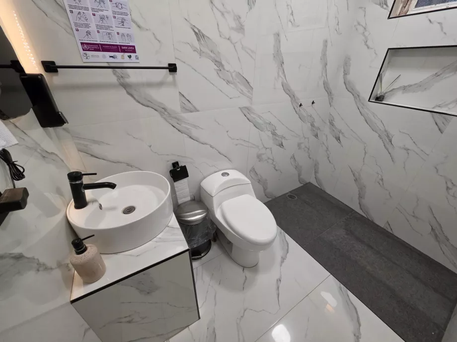 WC vastuvõtu juures