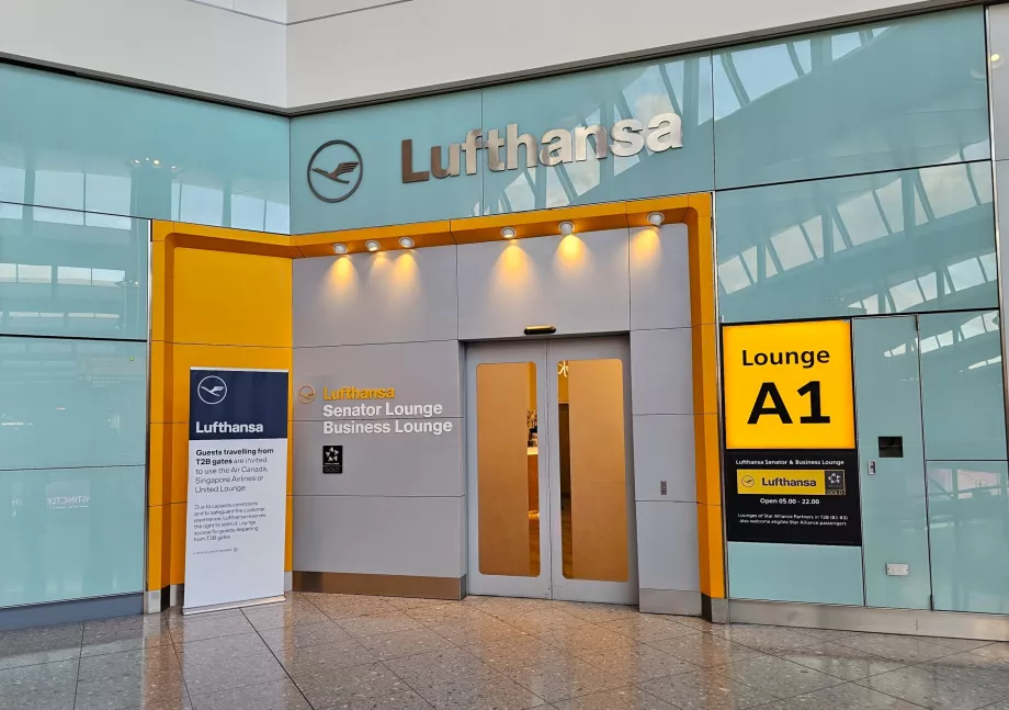 Sissepääs Lufthansa ootesaali terminalis 2
