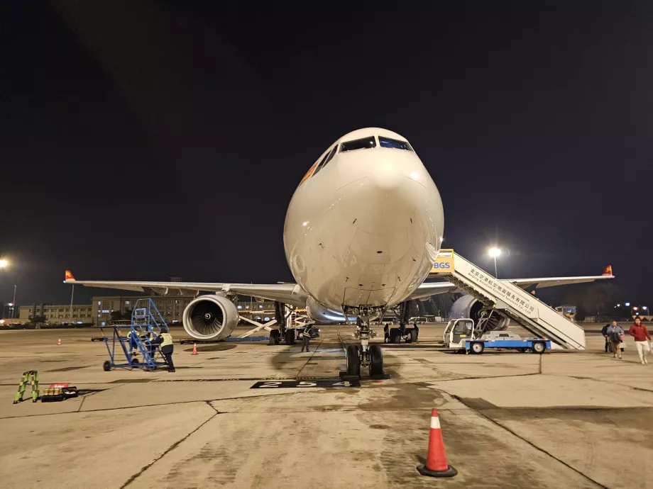 Lennuk pärast Pekingisse saabumist