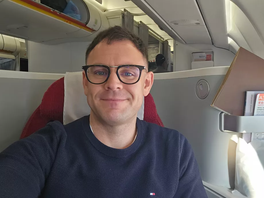 Mina Hainan Airlines'i äriklassis