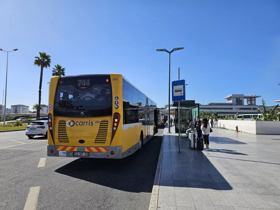 Bussipeatused suunal Lissaboni kesklinn