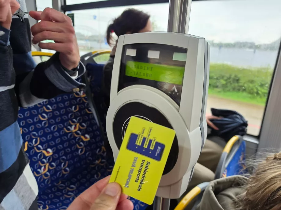 Pileti kasutamine bussis