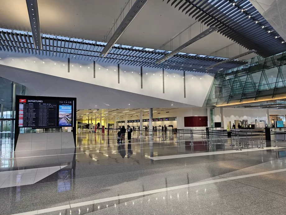Canberra lennujaama väljuvate lendude terminal