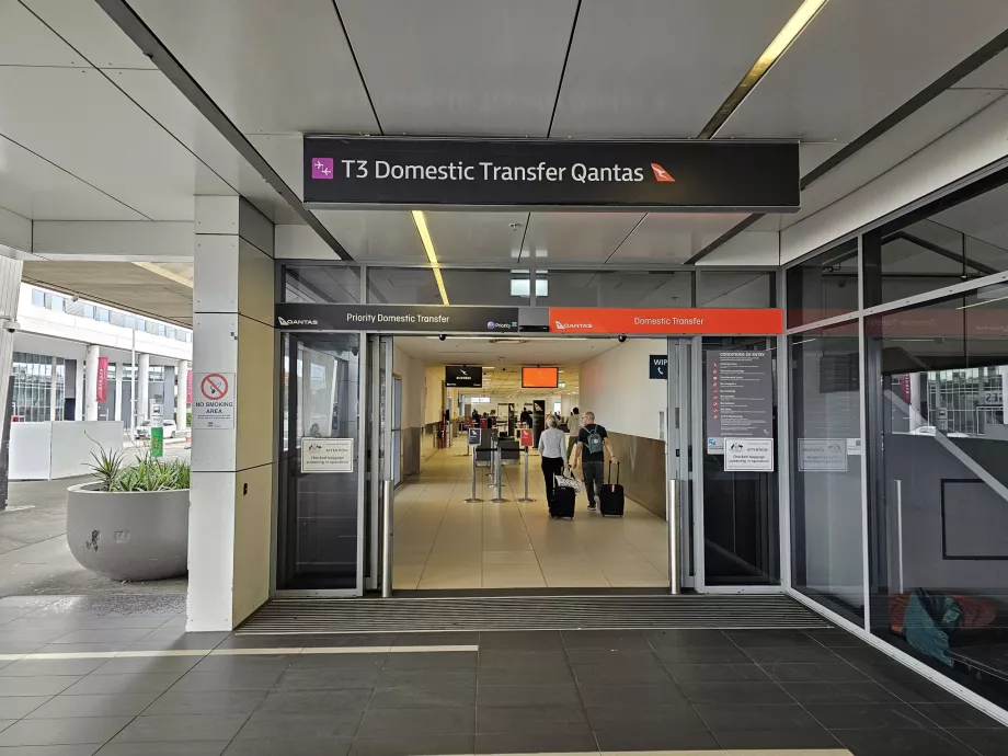 Qantase transfeer terminalist 1 terminali 3