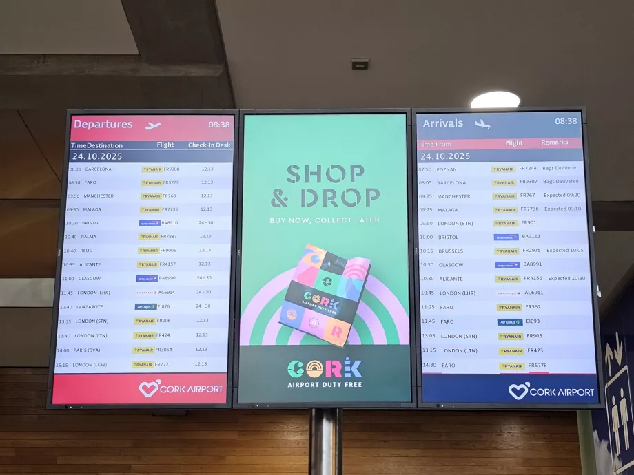 Saabumised ja väljumised - lauad