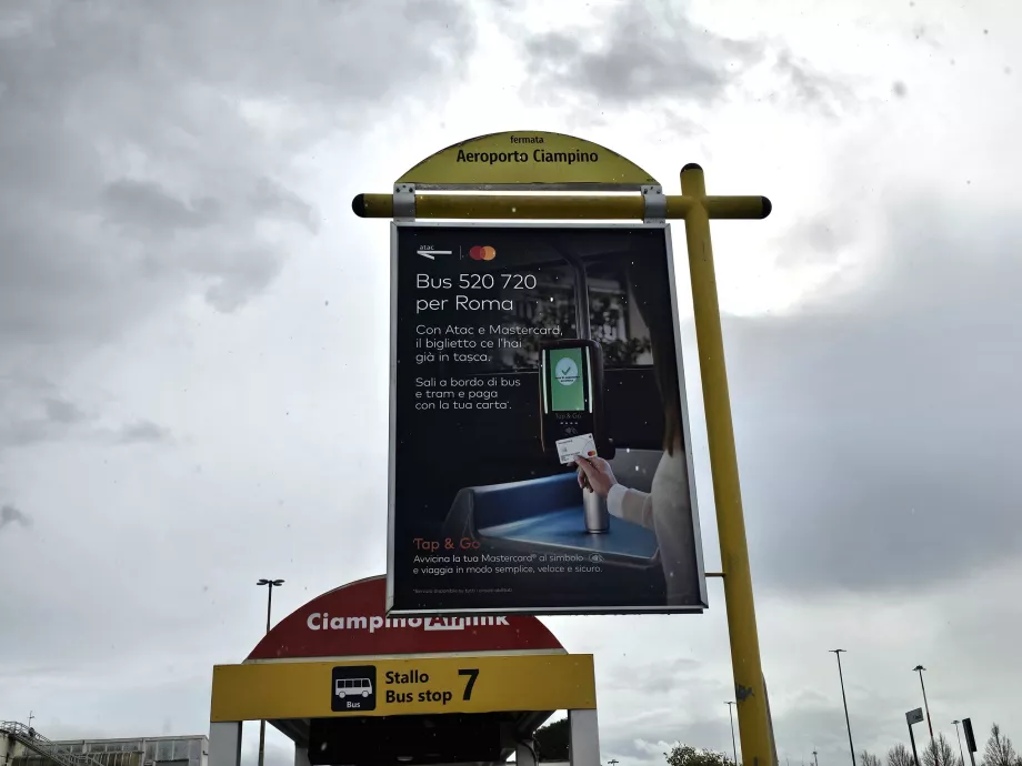 Teave kaardiga maksmise kohta ATAC linnaliinibussis