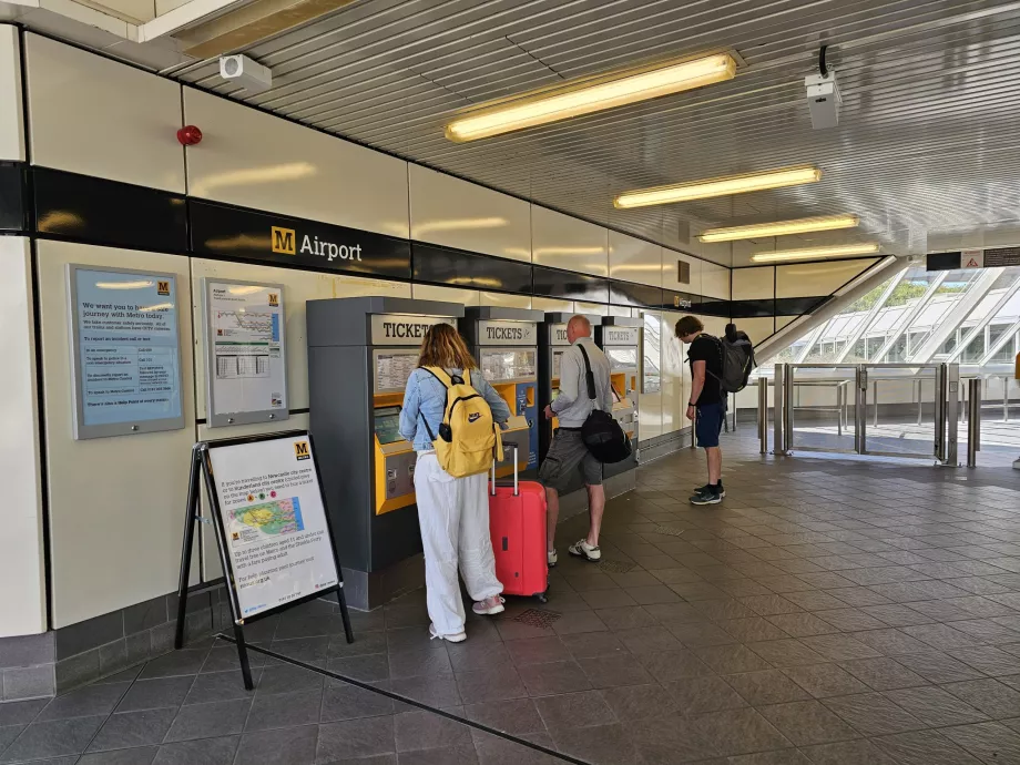 Piletiautomaadid metroojaamades