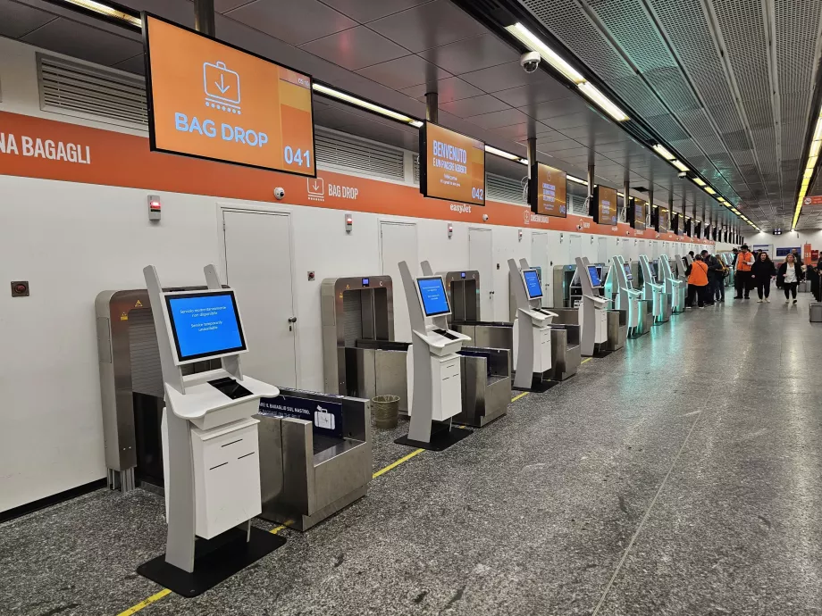 Automaatne registreerimine Malpensa lennujaamas