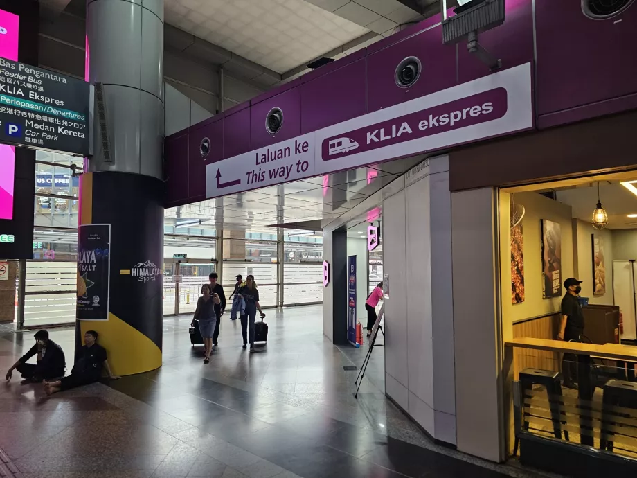 KLIA ekspress, KL Sentral