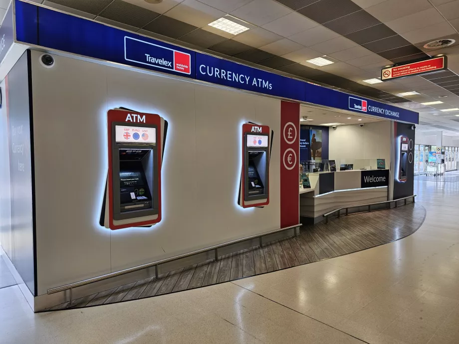 Sularahaautomaadid ja valuutavahetuspunktid Travelex