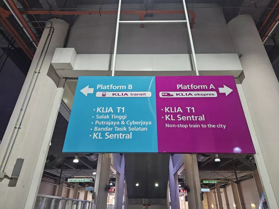 KLIA Transit ja KLIA Ekspres platvormid