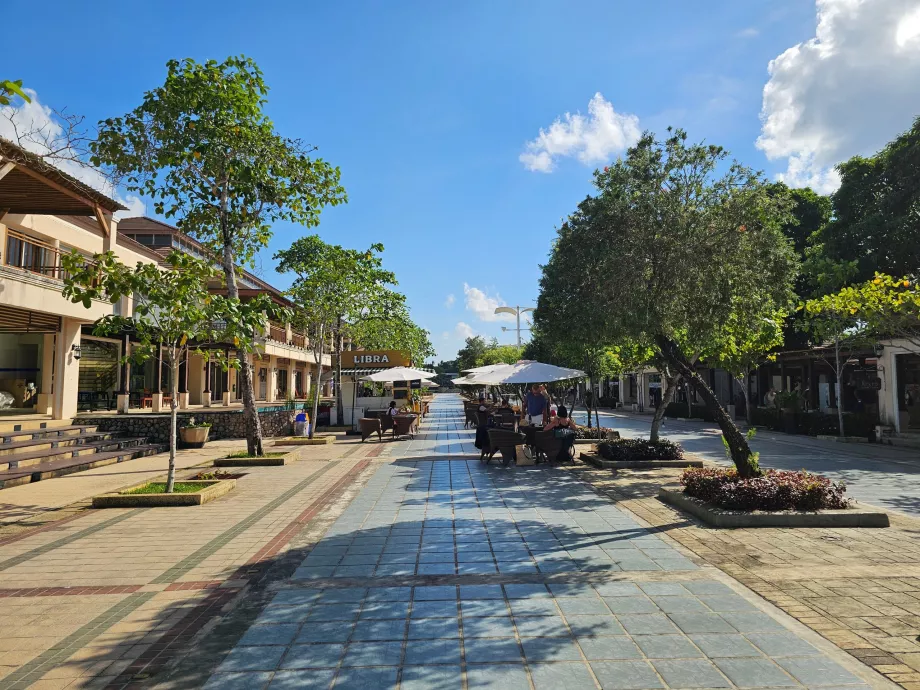 Kaubandustänav väljumis- ja saabumishalli vahel, avalik osa