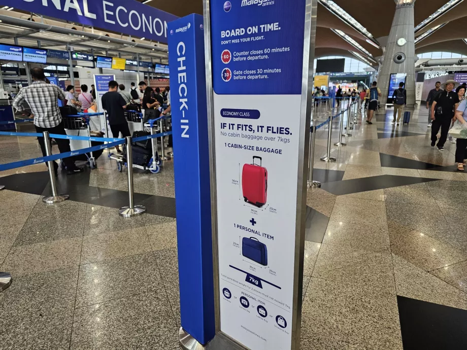 Käsipagas, Malaysia Airlines