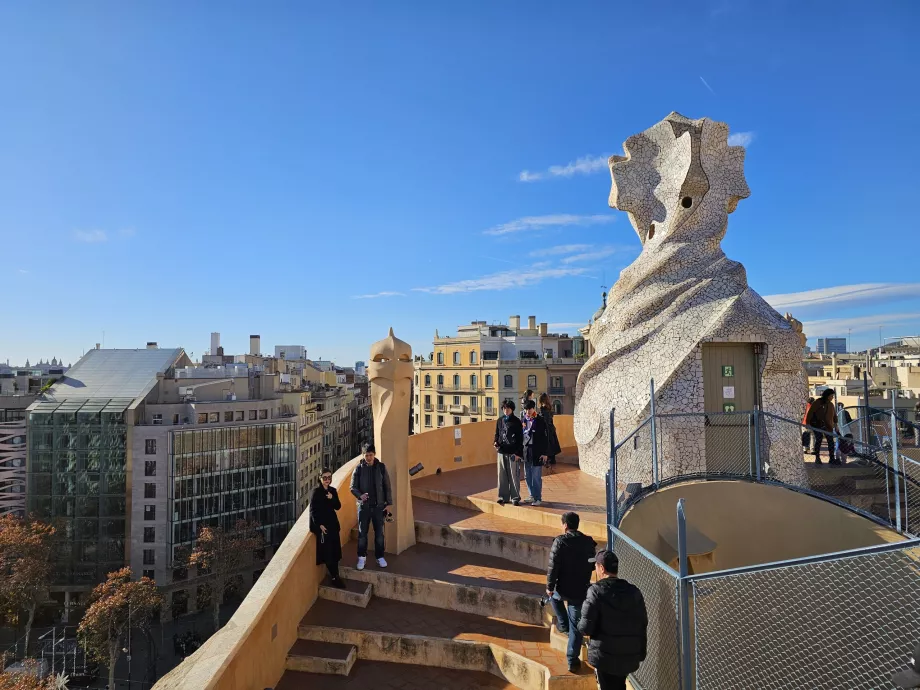 Casa Milá terrass