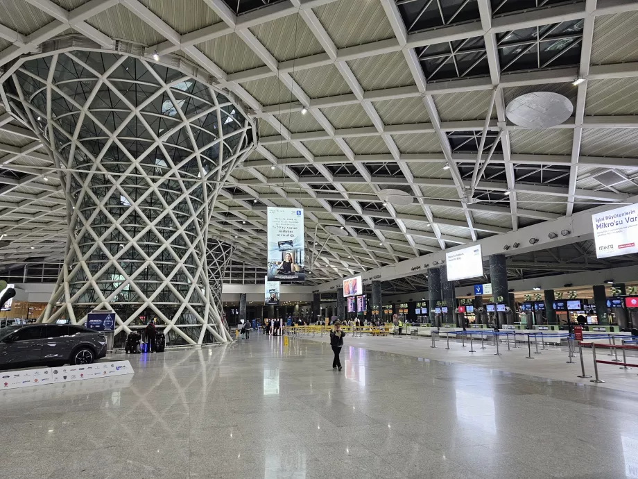 Sisseregistreerimislauad, riigisisene terminal