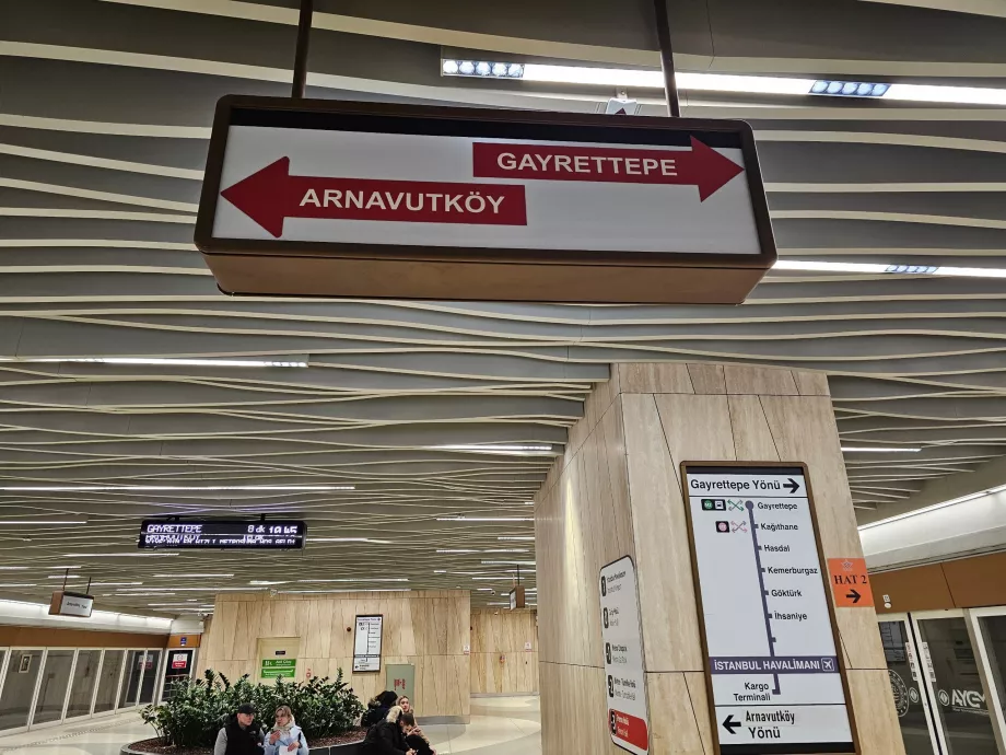 Gayrettepe suunaga keskusesse