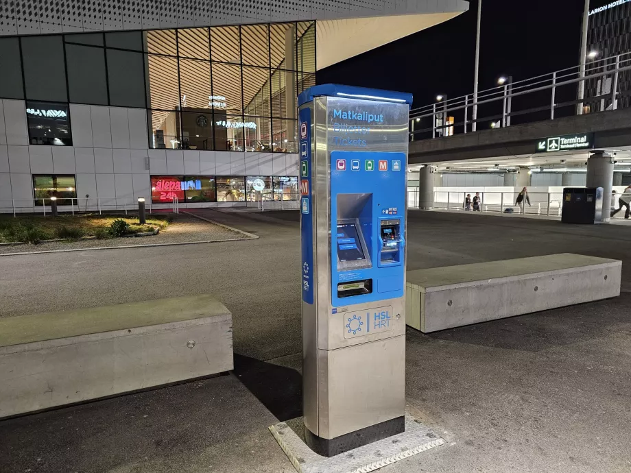 Piletiautomaat, bussipeatus