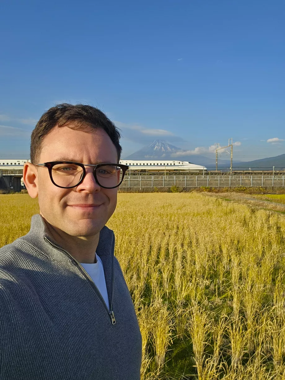 Mina Fuji lähedal asuvas pildistamiskohas