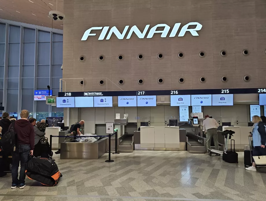 Finnairi lennule registreerimine