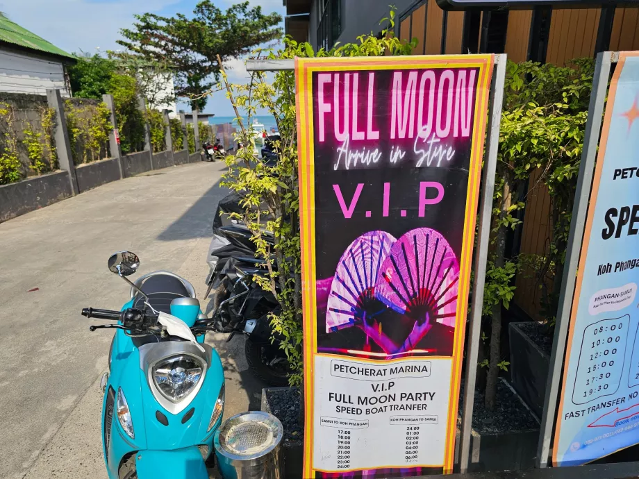 Full Moon Party - paadid Koh Samuilt
