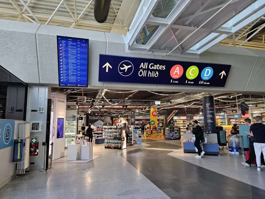 Duty free pood pärast turvakontrolli