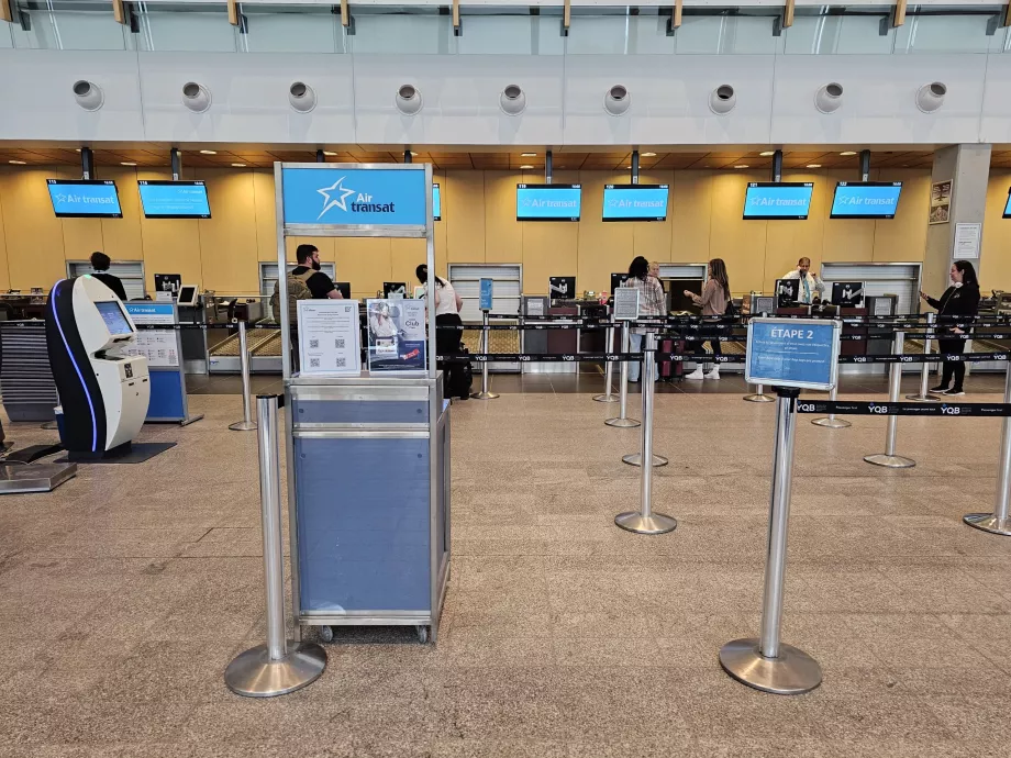 Lennule registreerimine Air Transat