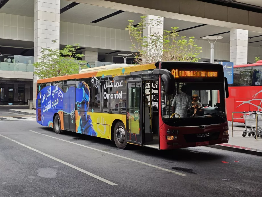 Buss A1 kesklinna suunas