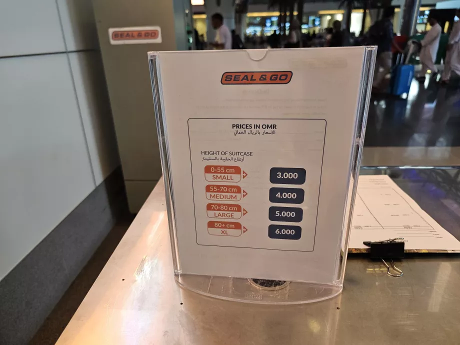 Pagasi pakkimise hinnad