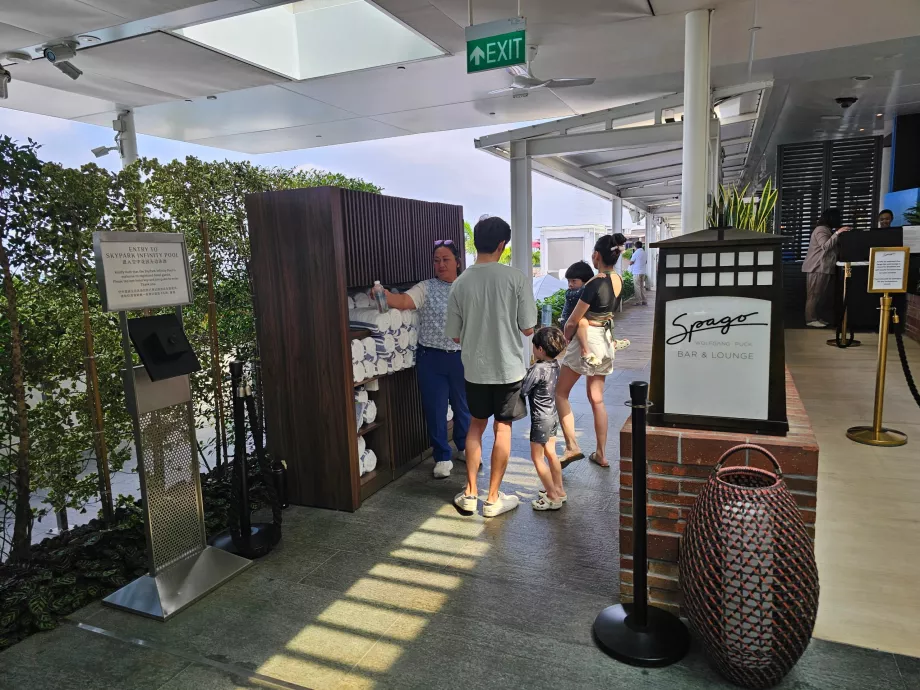 Sissepääs katusebasseini