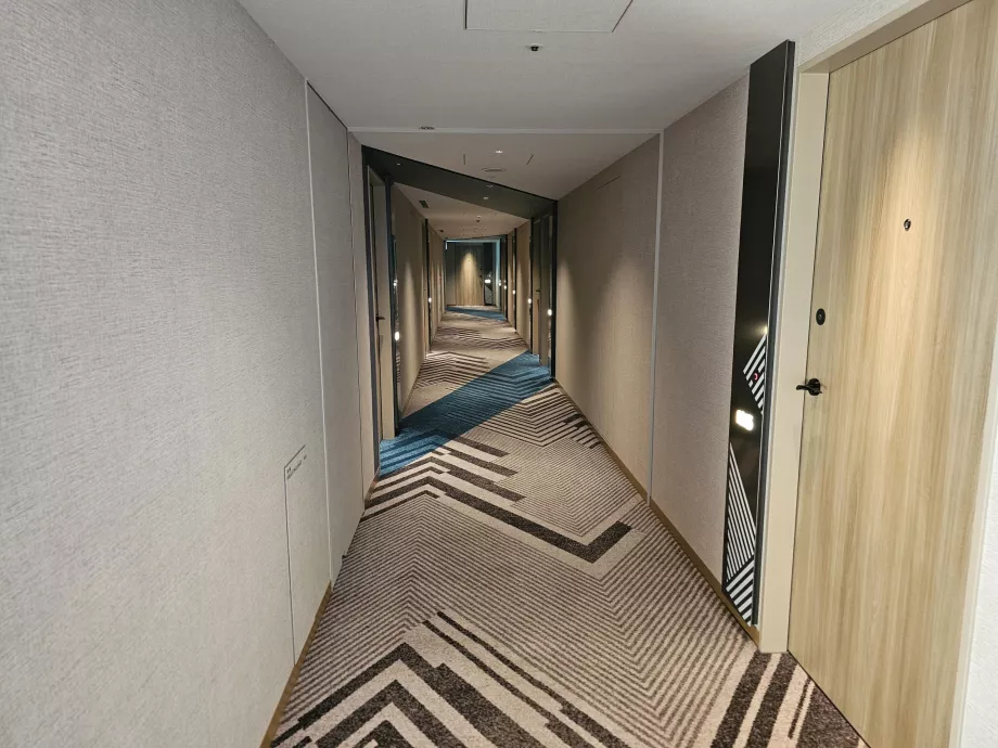 Koridor koos ruumidega