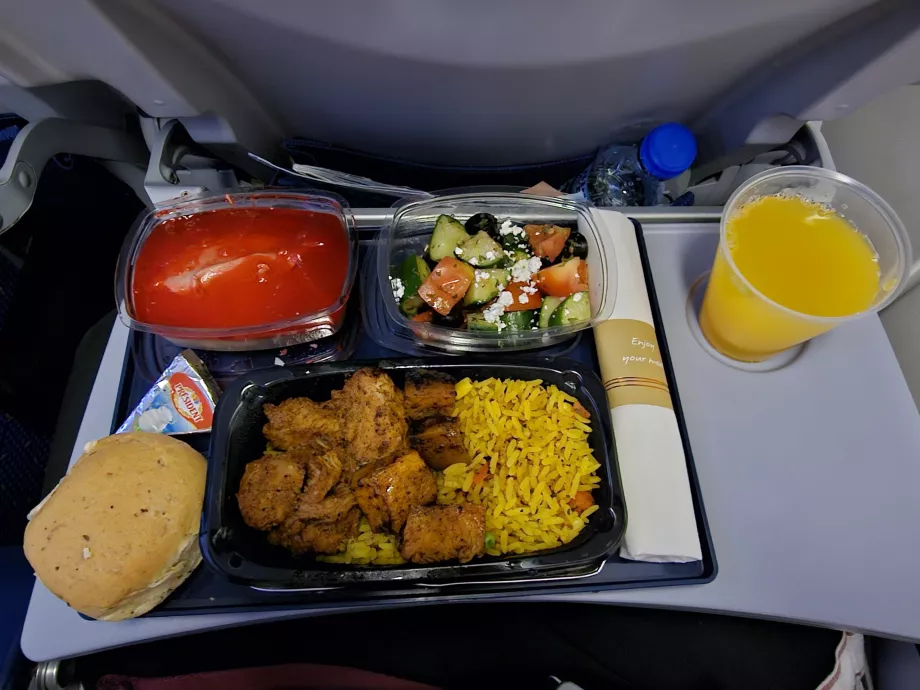 Õhtusöök KLM-i kauglennul