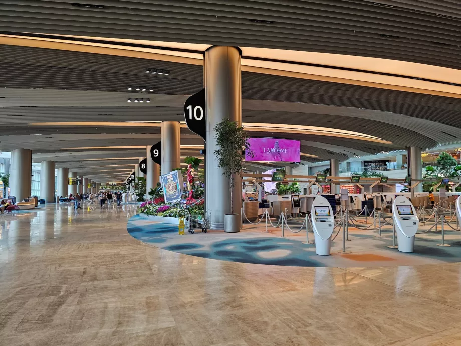 Terminal 2, lennule registreerimise letid