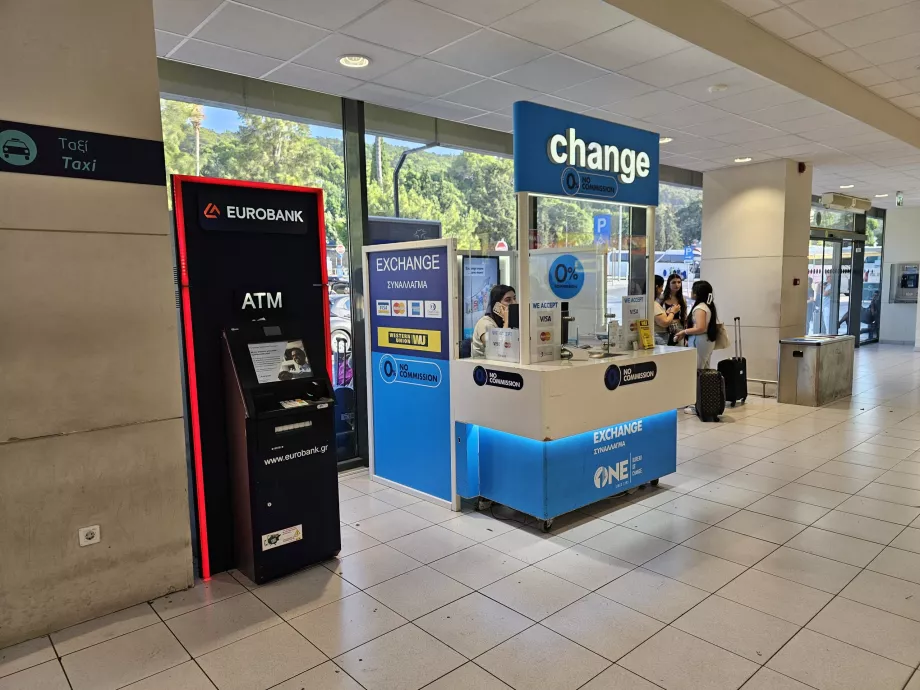 Valuutavahetus ja sularahaautomaat Eurobank