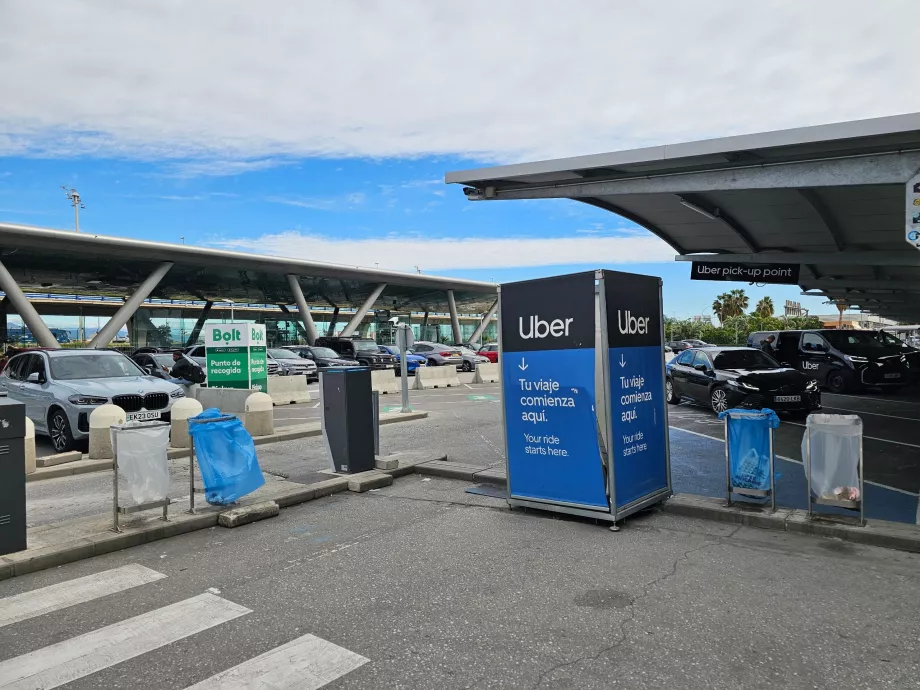 Uberi ja Bolti pealevõtupunktid
