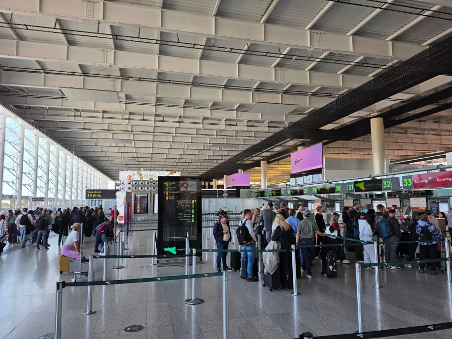 Lennule registreerimise letid, terminal A