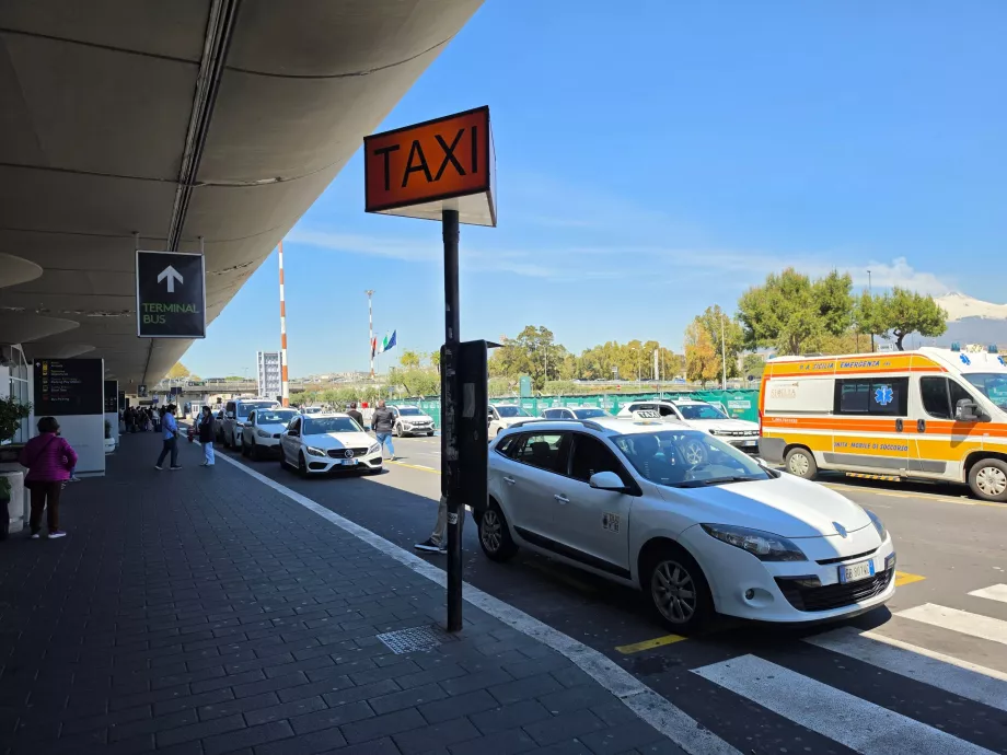 Taksopeatus terminali ees