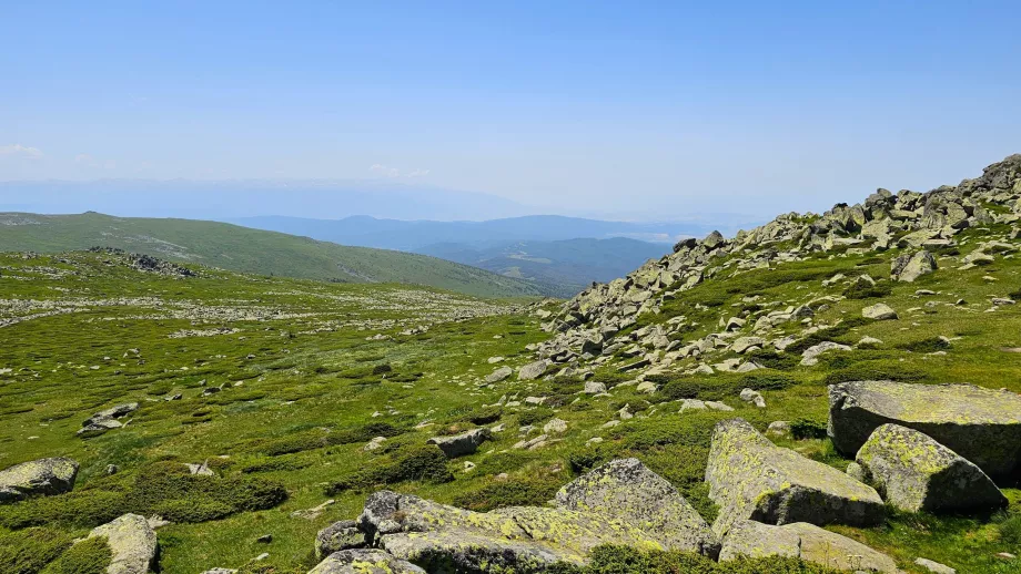 Vaade Vitosha ja Rila mäestikele