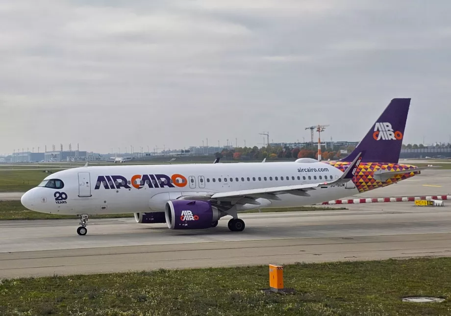Air Cairo, Airbus A320 Müncheni MUC-i lennuväljal