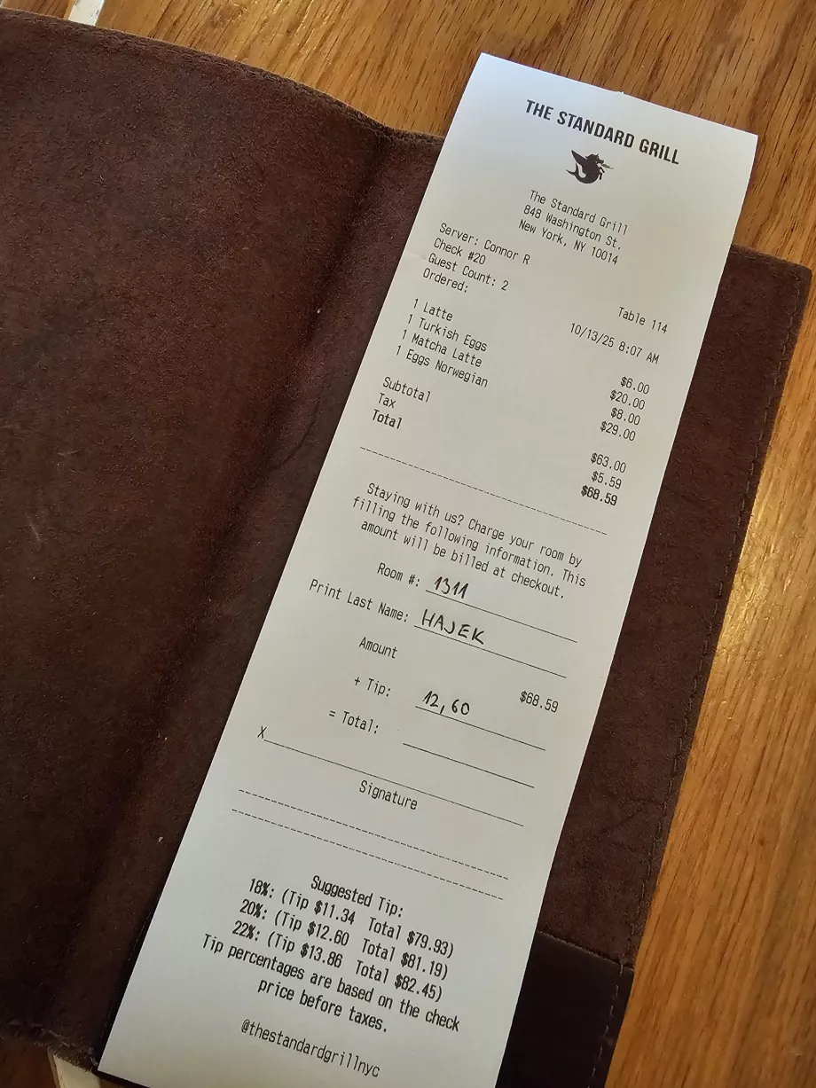 Bill, hommikusöögimenüü