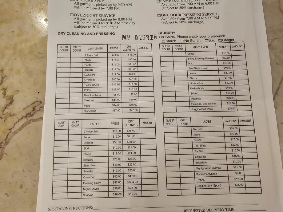 Pesulateenuse hinnad