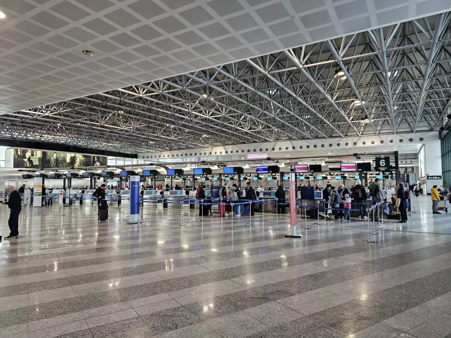 Check-in saal, terminal 1