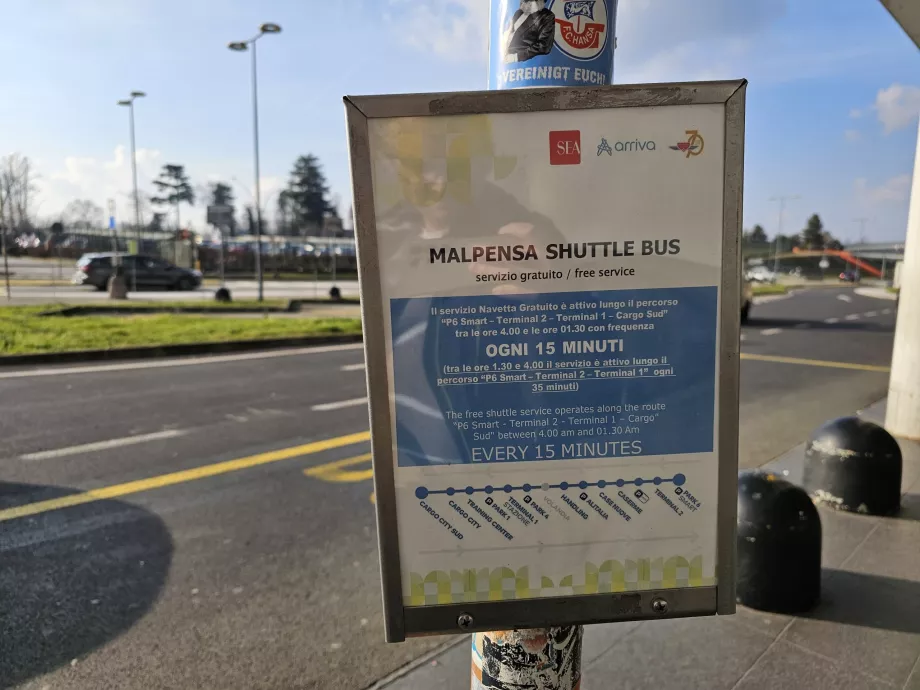 Terminali vaheline bussiliini teave