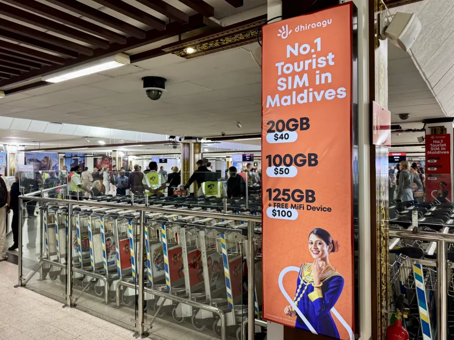 SIM-kaart Dhiraagu Small MLE