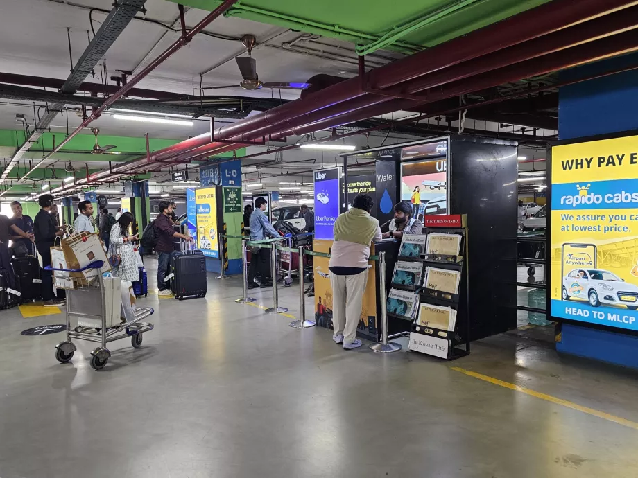 Uberi stend, terminal 3