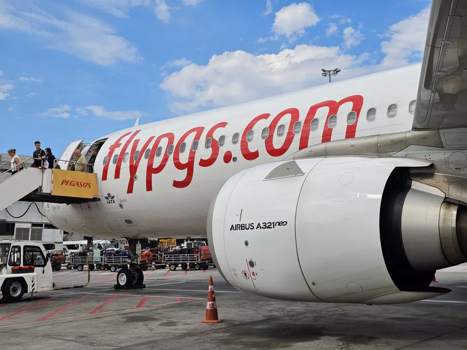 Väljasõit, Pegasus Airlines, SAW lennujaam