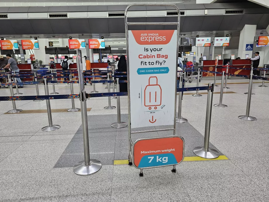 Käsipagasi näidis, Air India Express