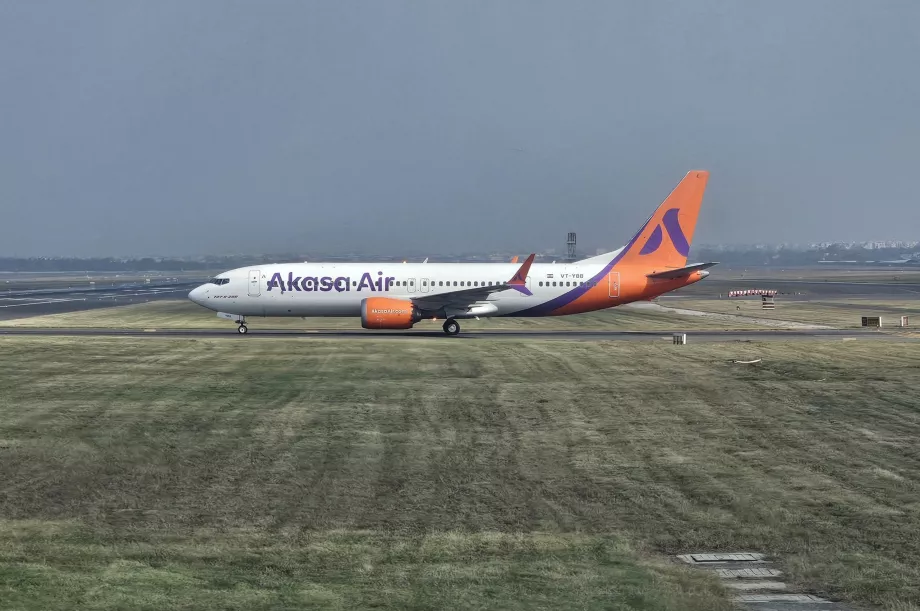 Akasa Air, Boeing 737, Delhi lennujaam