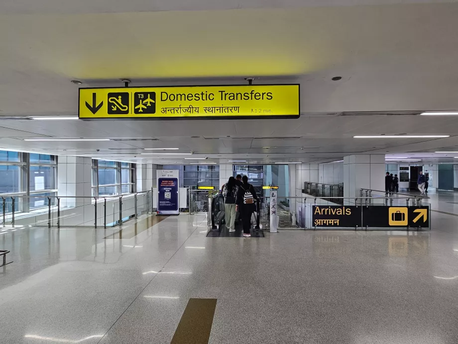 Transfeer riigisisestelt lendudelt riigisisestele lendudele, terminal 3