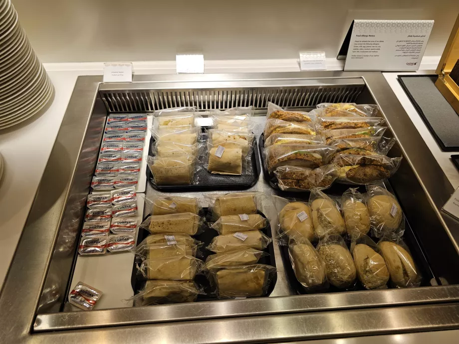 Pakitud baguette ja wrappide pakendid